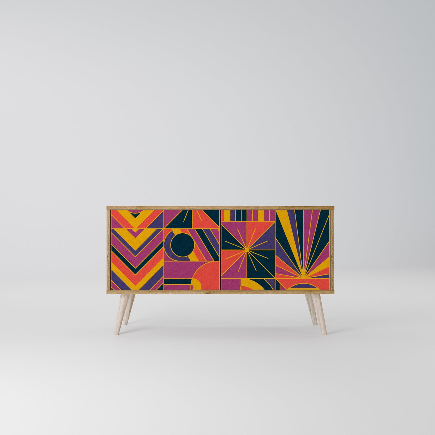 ELECTRIC PATTERNS Mobile TV Compatto a 2 Ante