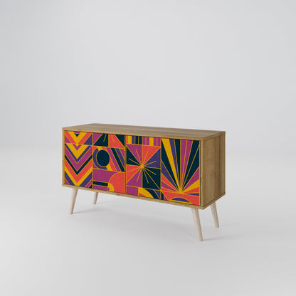 ELECTRIC PATTERNS Mobile TV Compatto a 2 Ante