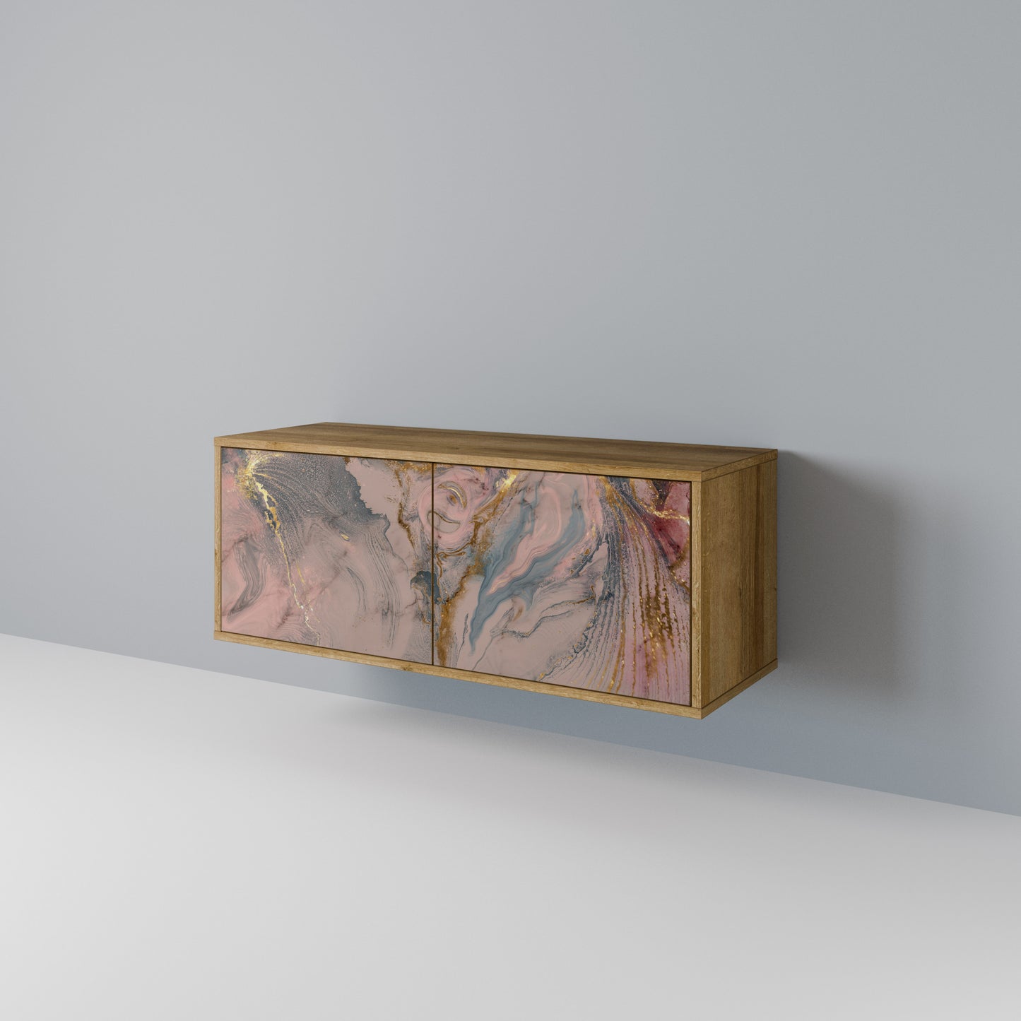 GILDED SWIRLS Mobile TV Compatto a 2 Ante