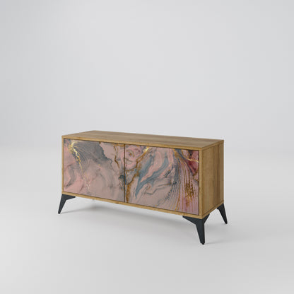 GILDED SWIRLS Mobile TV Compatto a 2 Ante