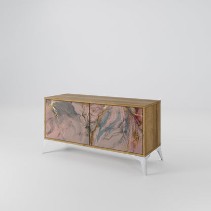 GILDED SWIRLS Mobile TV Compatto a 2 Ante