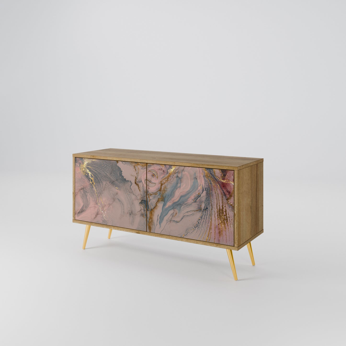 GILDED SWIRLS Mobile TV Compatto a 2 Ante