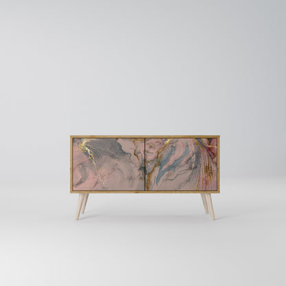GILDED SWIRLS Mobile TV Compatto a 2 Ante