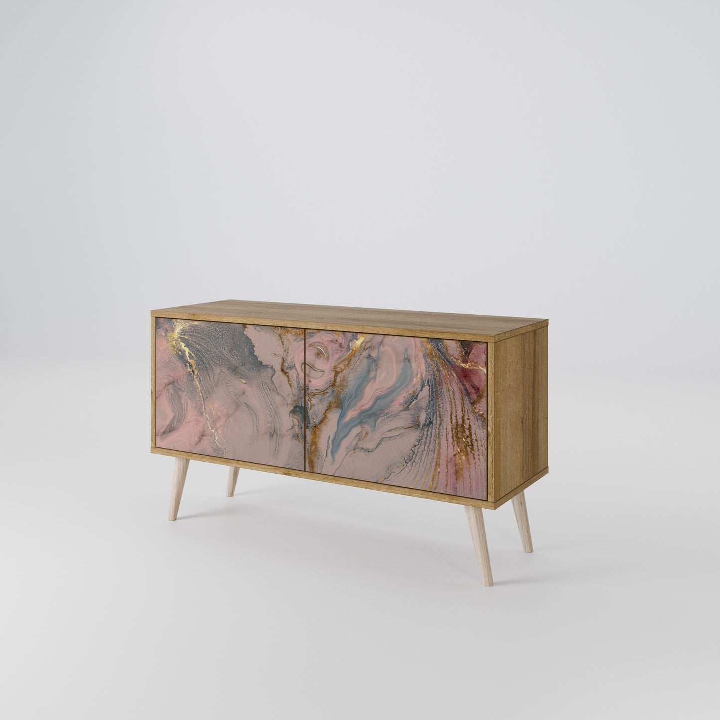 GILDED SWIRLS Mobile TV Compatto a 2 Ante