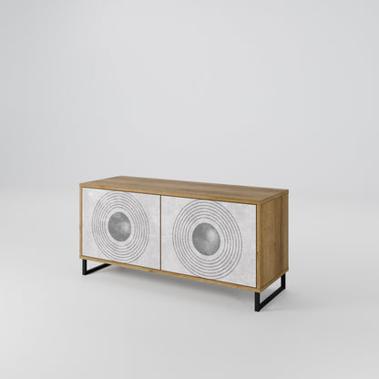 SOLID CIRCLES Mobile TV Compatto a 2 Ante