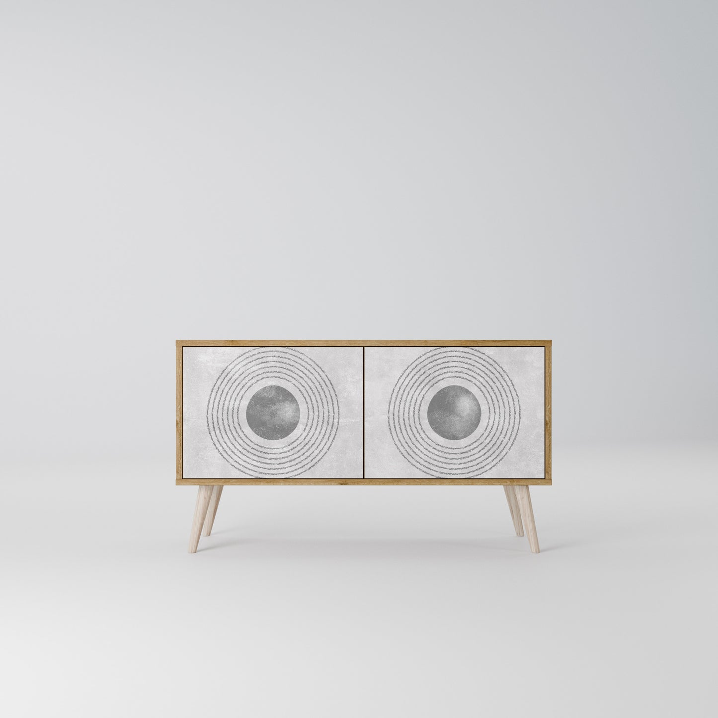 SOLID CIRCLES Mobile TV Compatto a 2 Ante