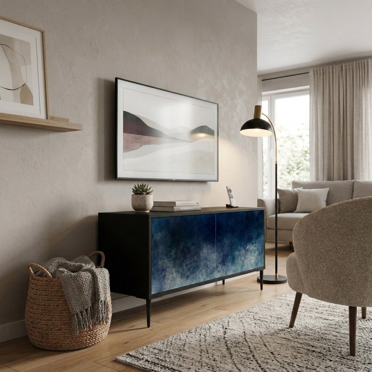 CELESTIAL FALL Mobile TV Compatto a 2 Ante