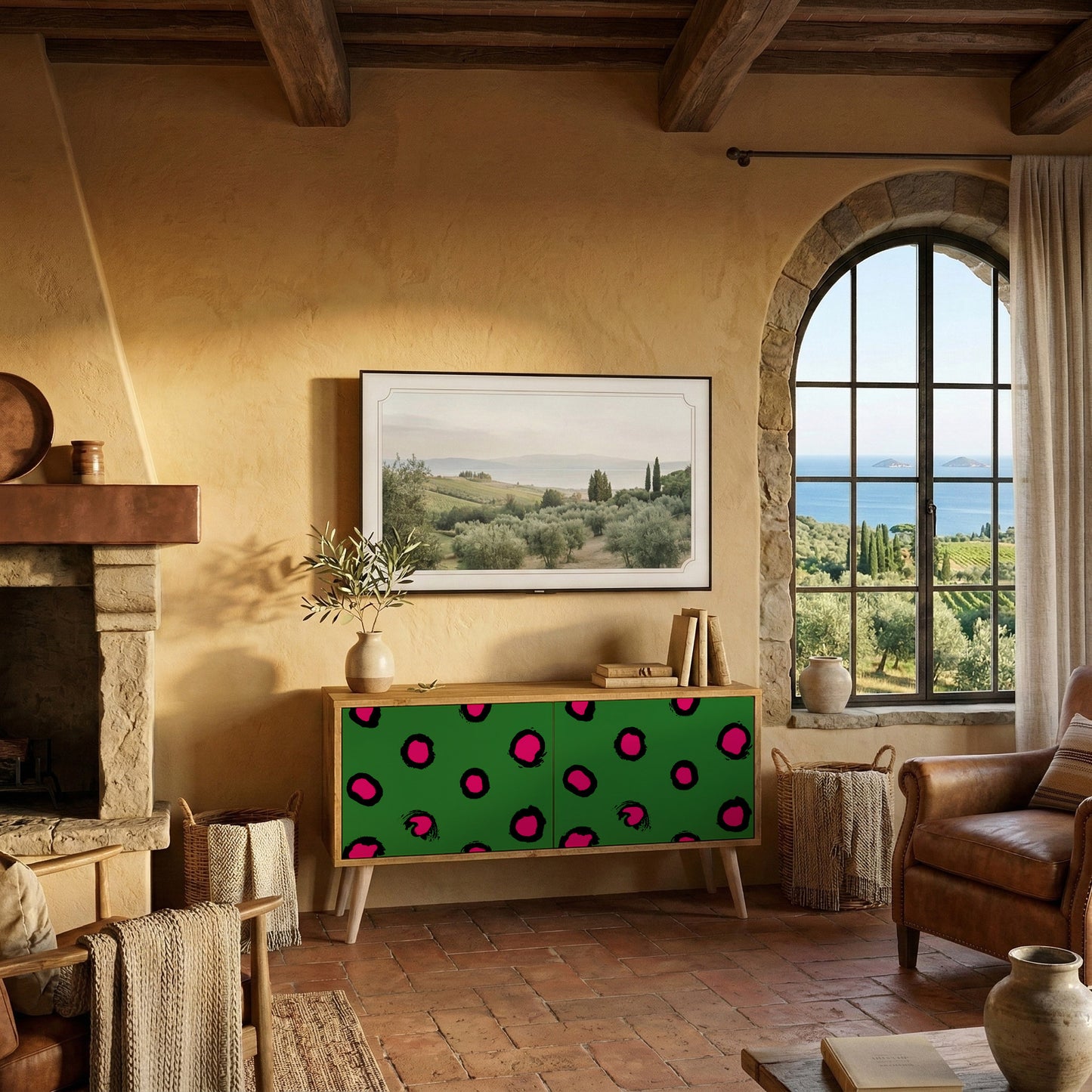 FUNKY SPOTS Mobile TV Compatto a 2 Ante