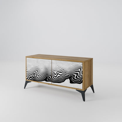 MONOCHROME MIRAGE Mobile TV Compatto a 2 Ante