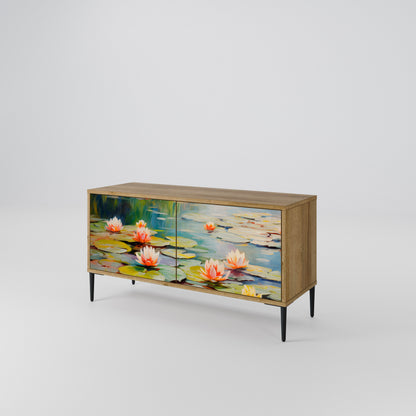 BLOOMING WATERS Mobile TV Compatto a 2 Ante