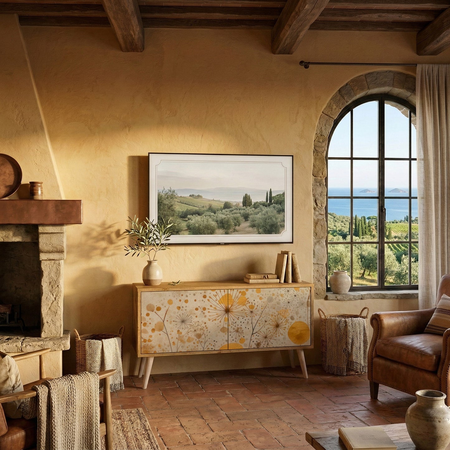 MORNING GLADE Mobile TV Compatto a 2 Ante