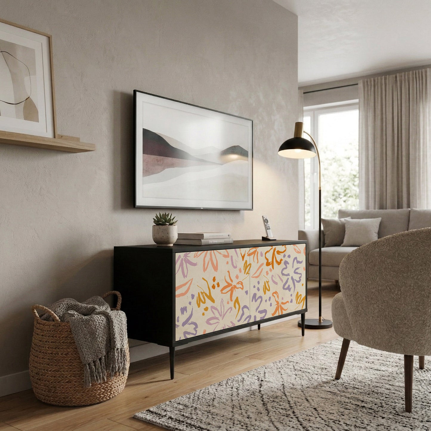 SPRING WHIMSY Mobile TV Compatto a 2 Ante