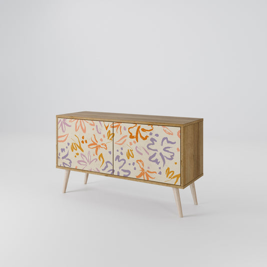 SPRING WHIMSY Compact 2-Door TV Cabinet