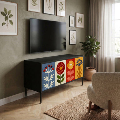 SCANDIC FLOWERET Mobile TV Compatto a 2 Ante