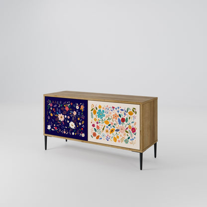 FLORAL COMBINATION Mobile TV Compatto a 2 Ante