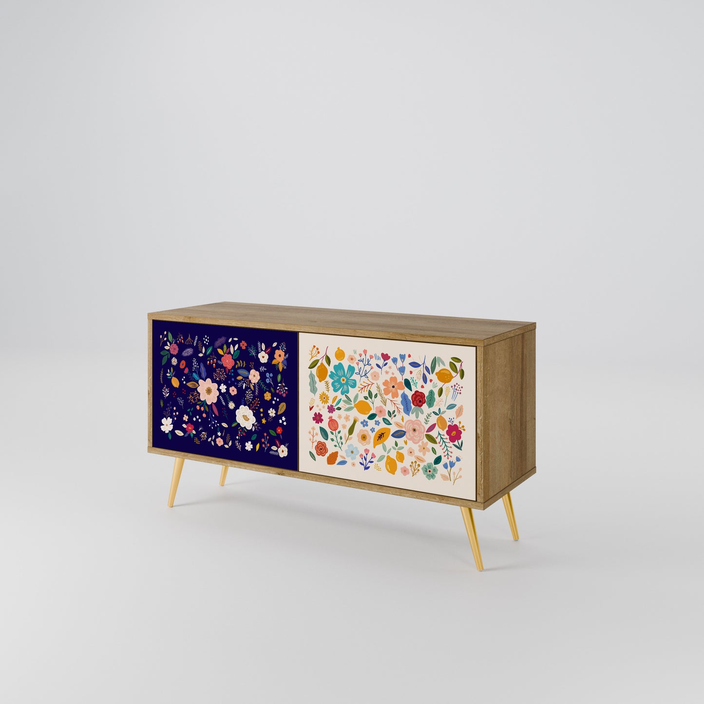 FLORAL COMBINATION Mobile TV Compatto a 2 Ante