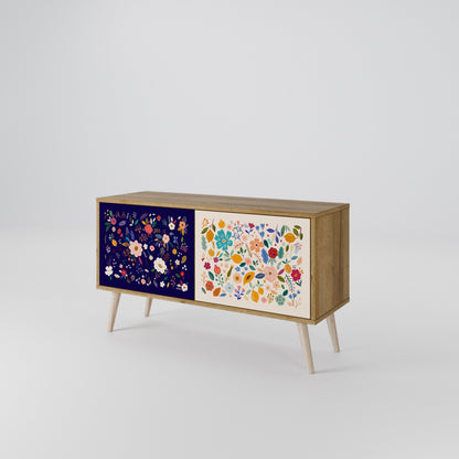 FLORAL COMBINATION Mobile TV Compatto a 2 Ante