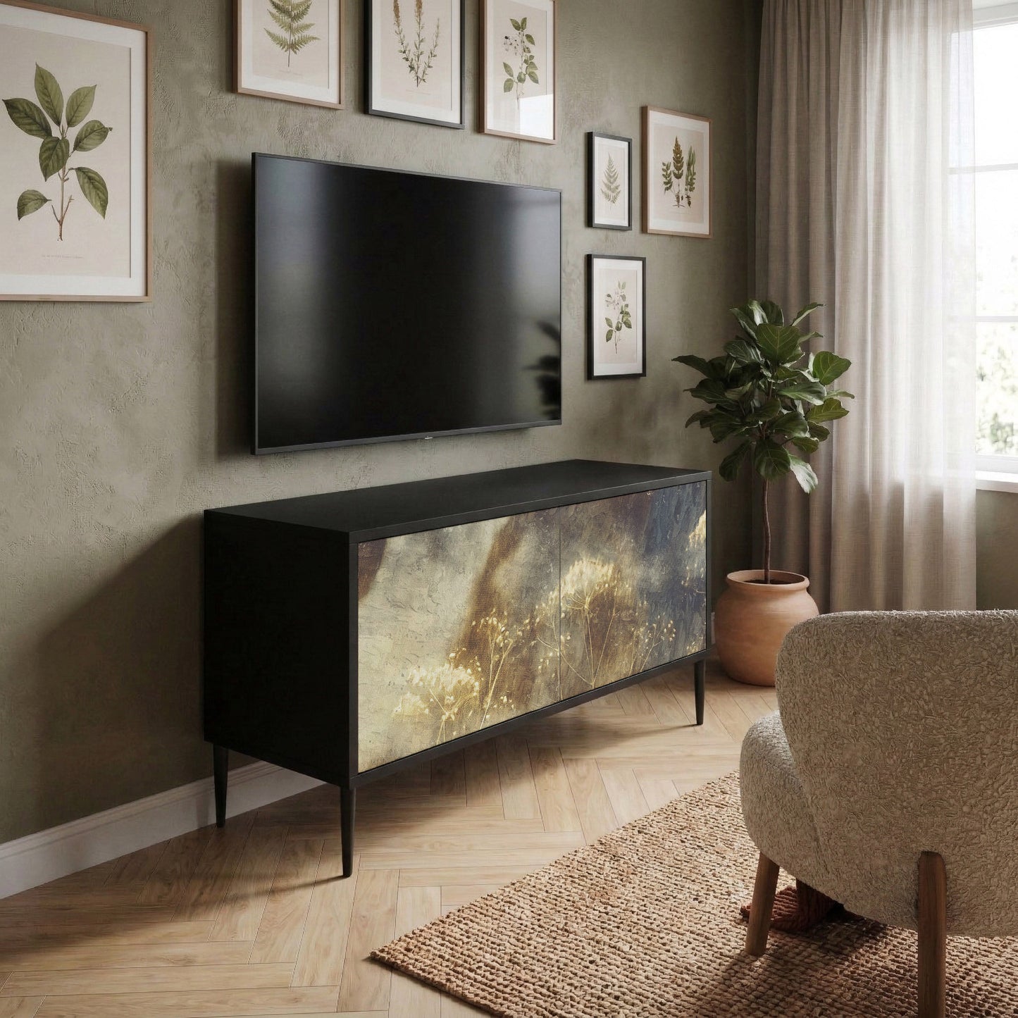 GENTLE POWER Mobile TV Compatto a 2 Ante