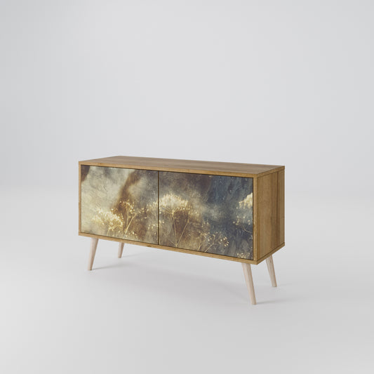 GENTLE POWER Compact 2-Door TV Cabinet