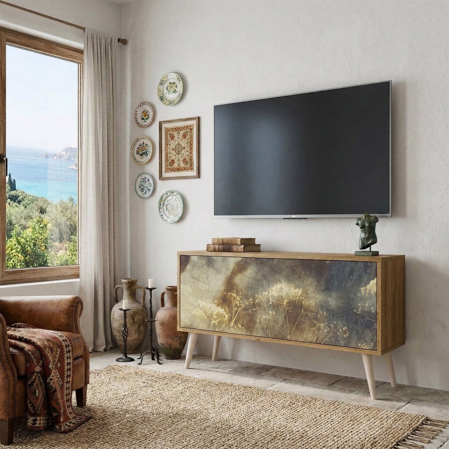 GENTLE POWER Mobile TV Compatto a 2 Ante
