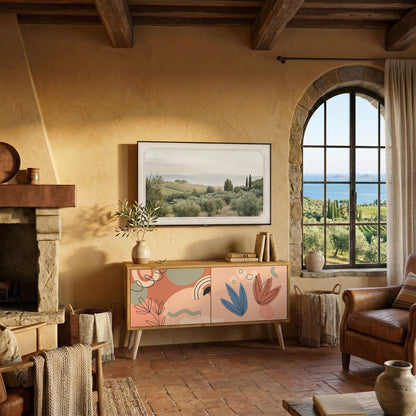 PASTEL DESTINY Mobile TV Compatto a 2 Ante