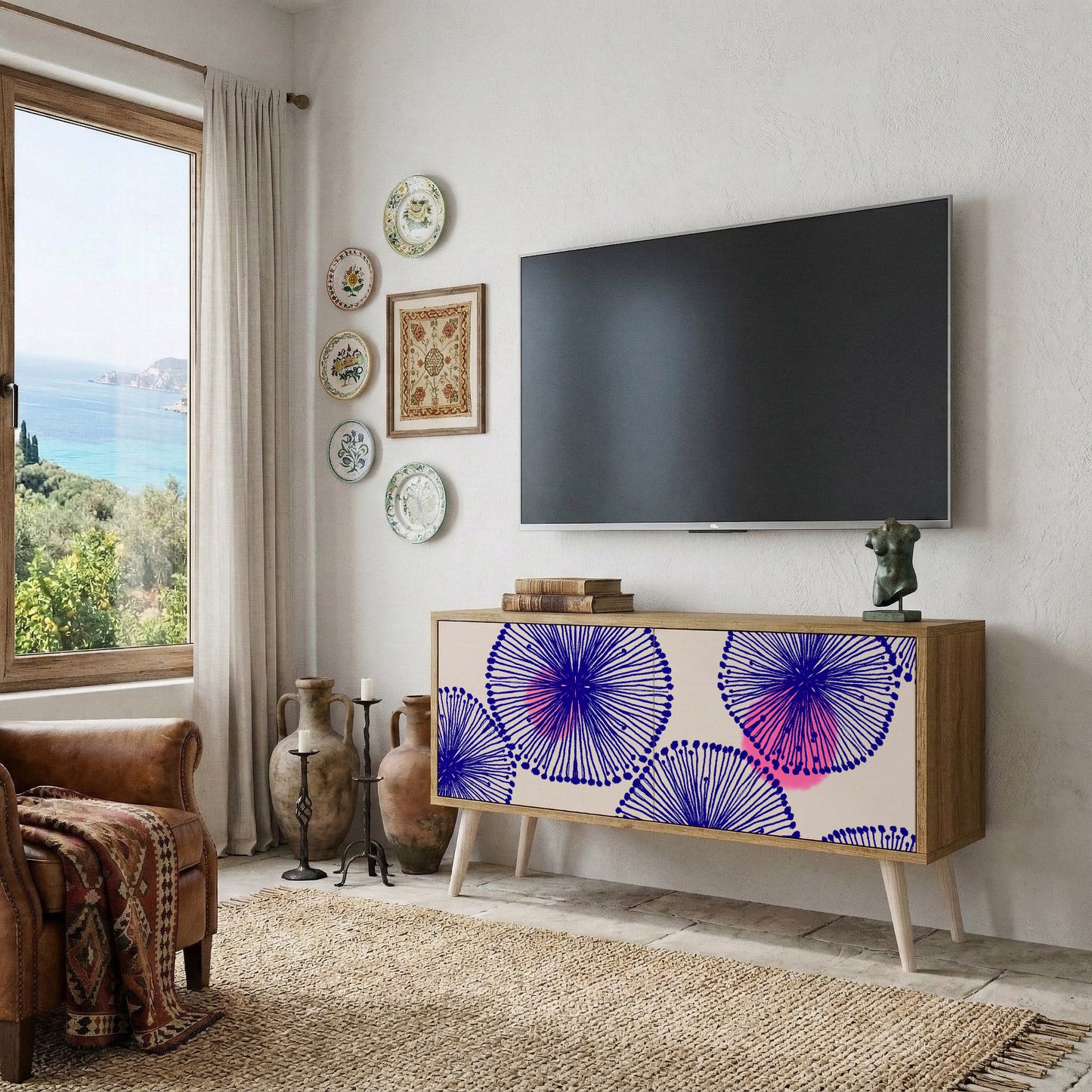 MAGIC NATURE Mobile TV Compatto a 2 Ante