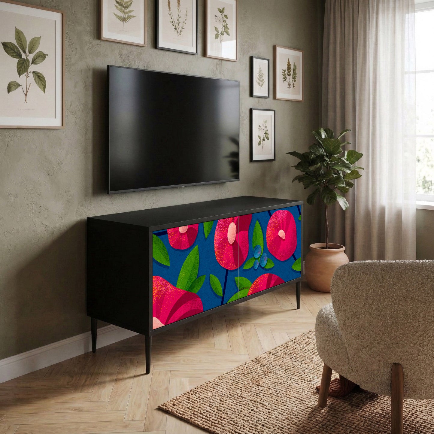 SPRING THOUGHTS Mobile TV Compatto a 2 Ante