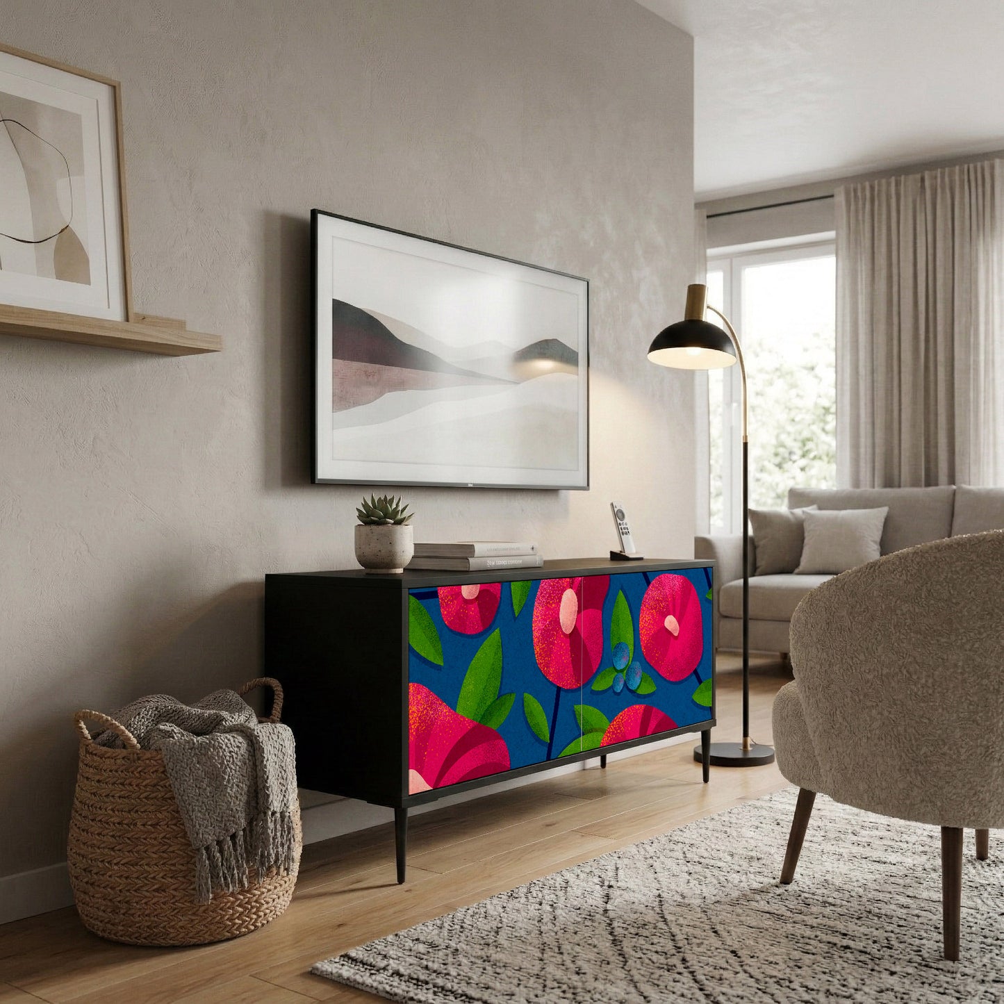 SPRING THOUGHTS Mobile TV Compatto a 2 Ante
