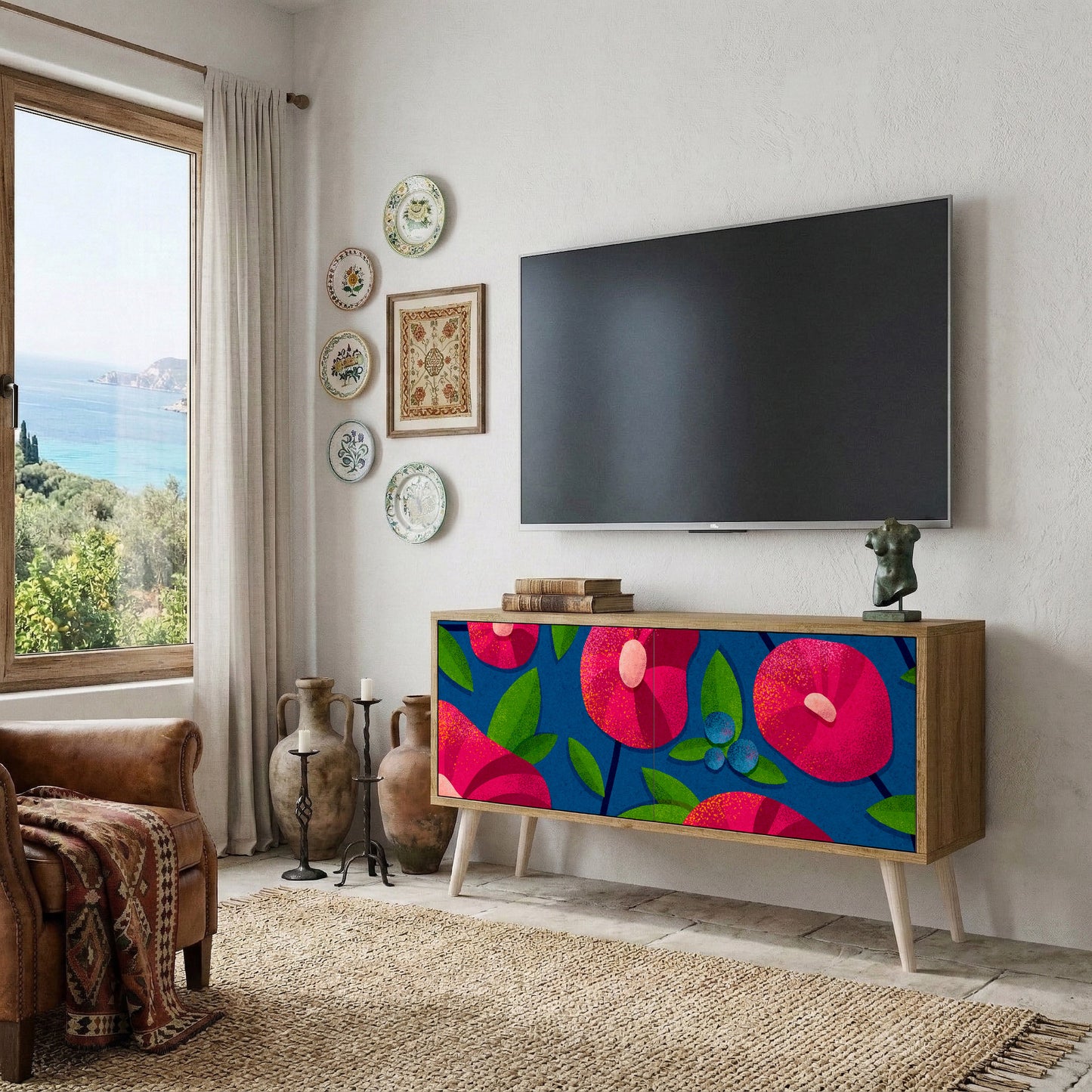 SPRING THOUGHTS Mobile TV Compatto a 2 Ante