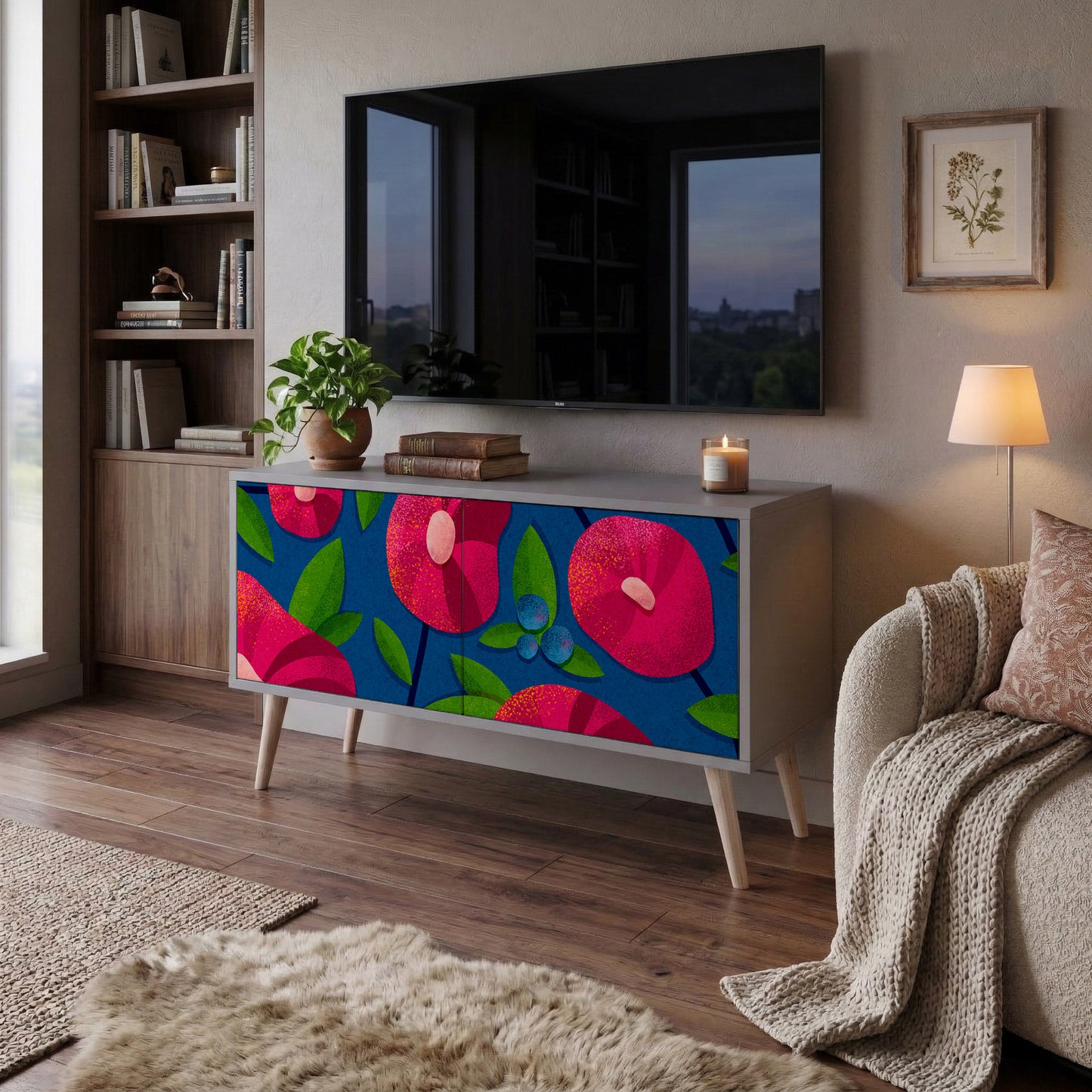 SPRING THOUGHTS Mobile TV Compatto a 2 Ante