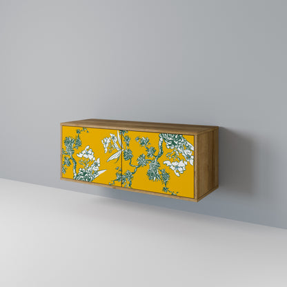 YELLOW CHINOISERIE Mobile TV Compatto a 2 Ante