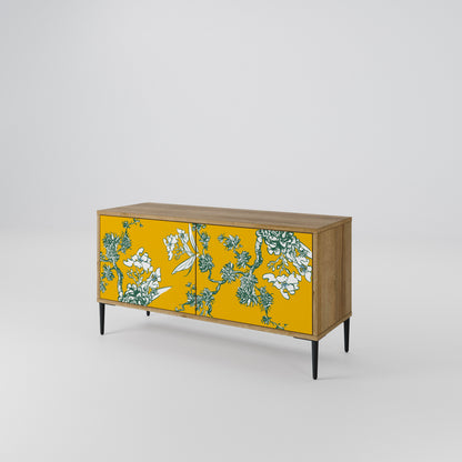 YELLOW CHINOISERIE Mobile TV Compatto a 2 Ante
