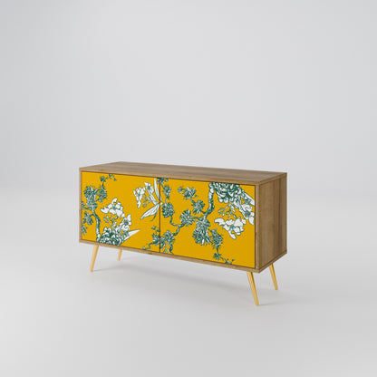YELLOW CHINOISERIE Mobile TV Compatto a 2 Ante