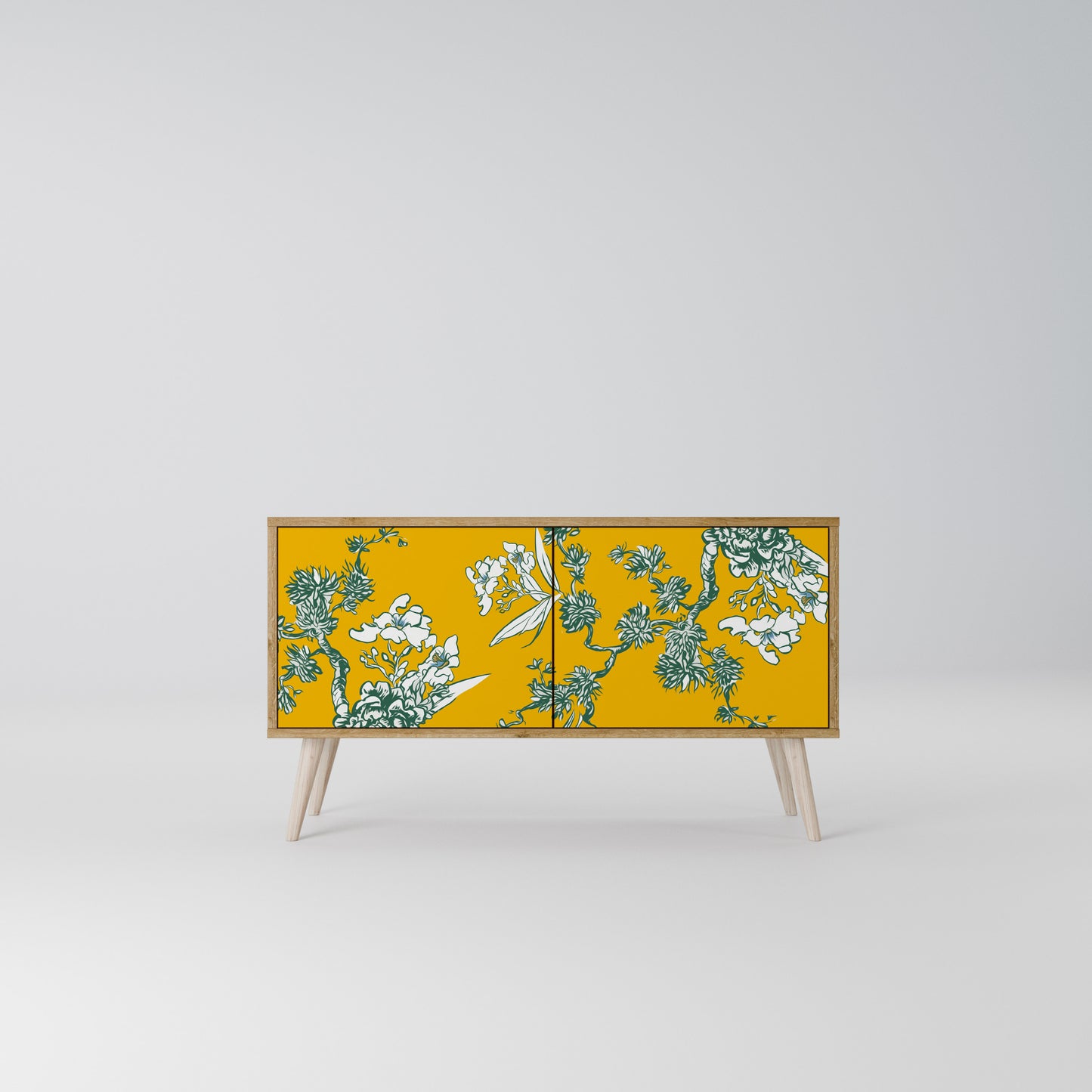 YELLOW CHINOISERIE Mobile TV Compatto a 2 Ante