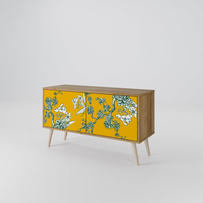 YELLOW CHINOISERIE Mobile TV Compatto a 2 Ante