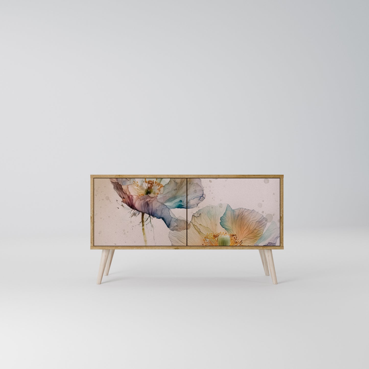 SOFTEN POPPY Mobile TV Compatto a 2 Ante