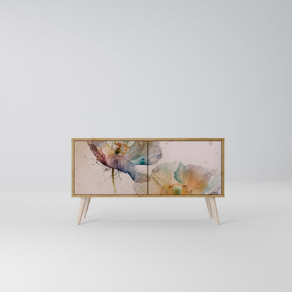 SOFTEN POPPY Mobile TV Compatto a 2 Ante