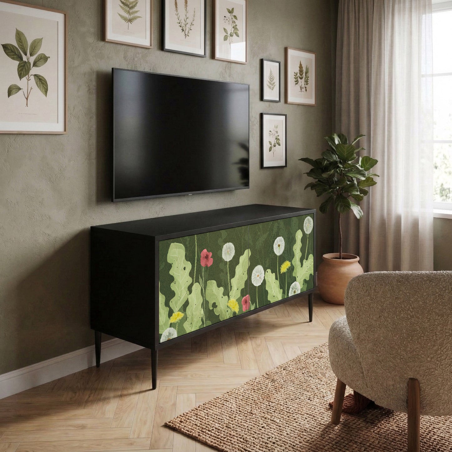 DANDELION AMUSE Mobile TV Compatto a 2 Ante