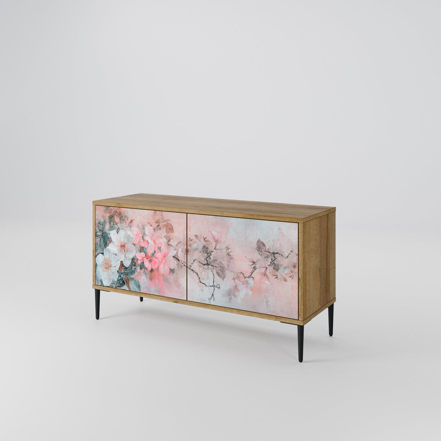 CHERRY BLOSSOM Compact 2-Door TV Cabinet