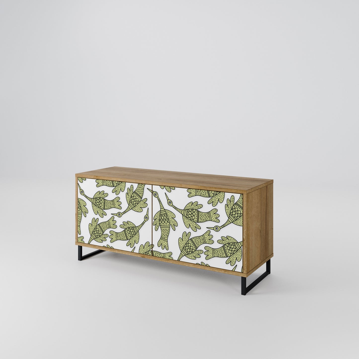 SEEDLING SONGBIRD Compact 2-Door TV Cabinet