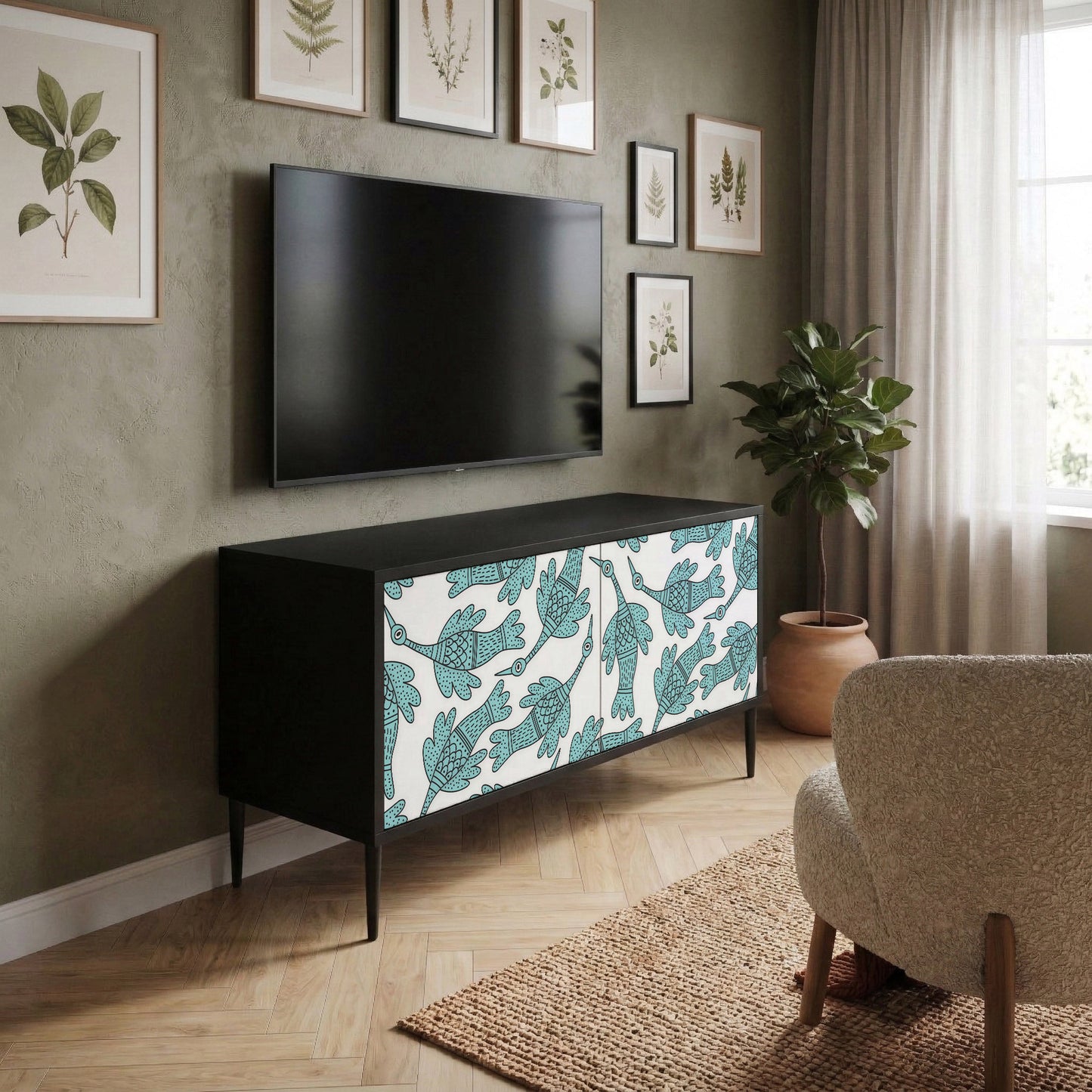 WATERSPOUT SONGIBIRD Mobile TV Compatto a 2 Ante