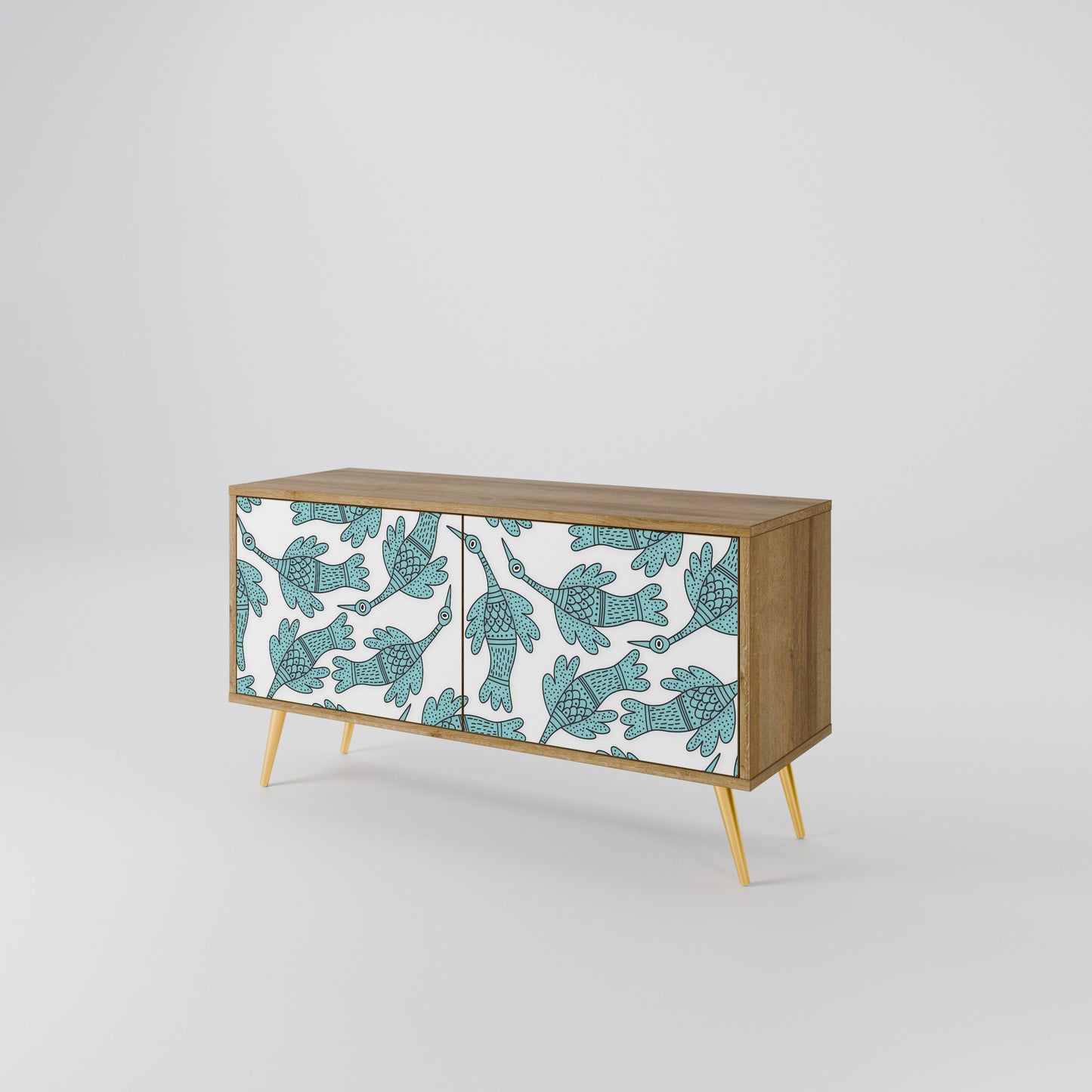 WATERSPOUT SONGIBIRD Compact 2-Door TV Cabinet