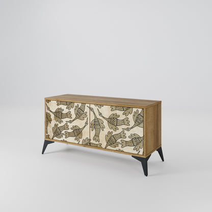 ALMONDINE SONGBIRD Mobile TV Compatto a 2 Ante