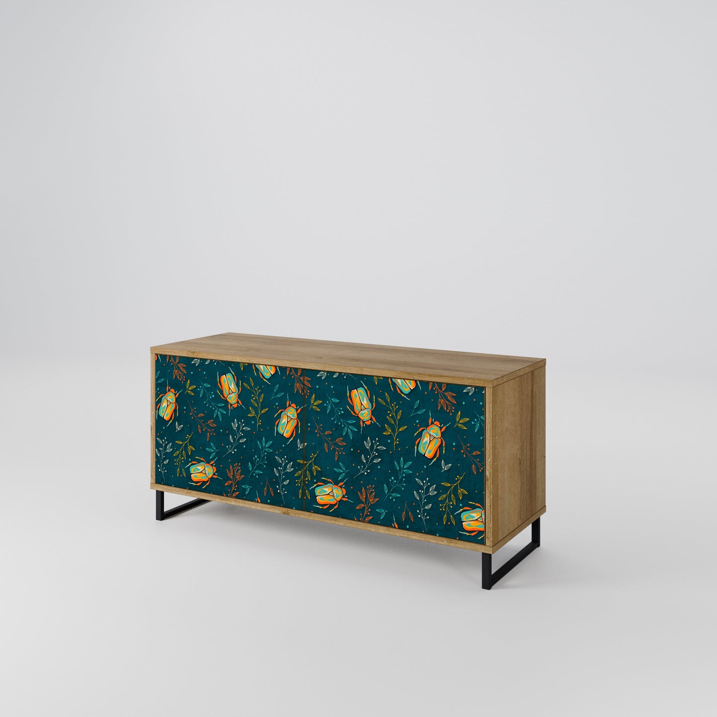 AUTUMN INSECTS Compact 2-Door TV Cabinet