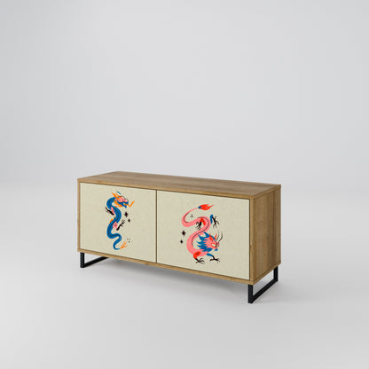 MYTHOLOGICAL CREATURES Mobile TV Compatto a 2 Ante