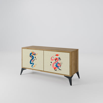 MYTHOLOGICAL CREATURES Mobile TV Compatto a 2 Ante