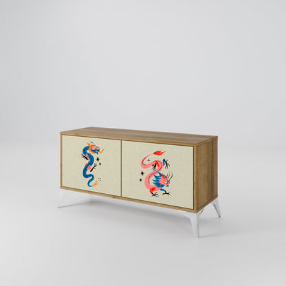 MYTHOLOGICAL CREATURES Mobile TV Compatto a 2 Ante