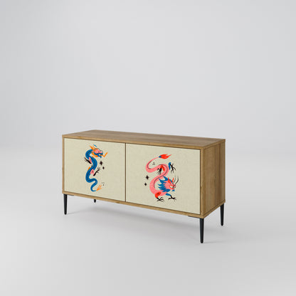 MYTHOLOGICAL CREATURES Mobile TV Compatto a 2 Ante