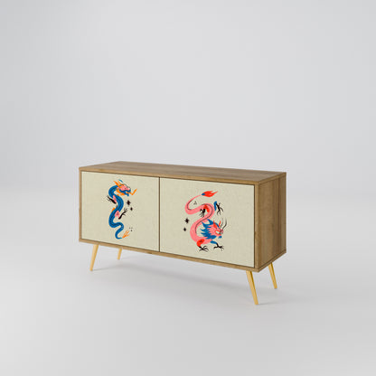 MYTHOLOGICAL CREATURES Mobile TV Compatto a 2 Ante