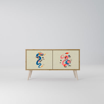 MYTHOLOGICAL CREATURES Mobile TV Compatto a 2 Ante